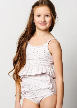 Kortni Jeane All Neutral | Youth Down in Front Ruffle Bottoms all-neutral Clearance