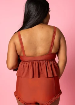 Kortni Jeane Amber Brown | All Ruffled Up Bottoms AmberBrown Hot