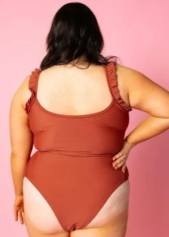 Kortni Jeane Amber Brown | Flutter Top AmberBrown Outlet