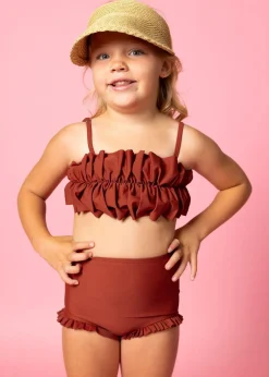 Kortni Jeane Amber Brown | Mini All Ruffled Up Bottoms AmberBrown Outlet