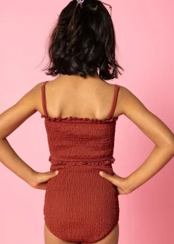 Kortni Jeane Amber Brown | Mini Bandeau Top AmberBrown Sale
