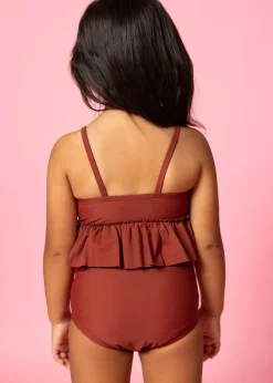 Kortni Jeane Amber Brown | Mini High-Waisted Bottoms AmberBrown Sale