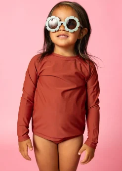 Kortni Jeane Amber Brown | Mini Rashguard Top (Unisex) AmberBrown New