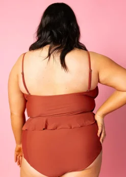 Kortni Jeane Amber Brown | Peplum Bottoms AmberBrown Online