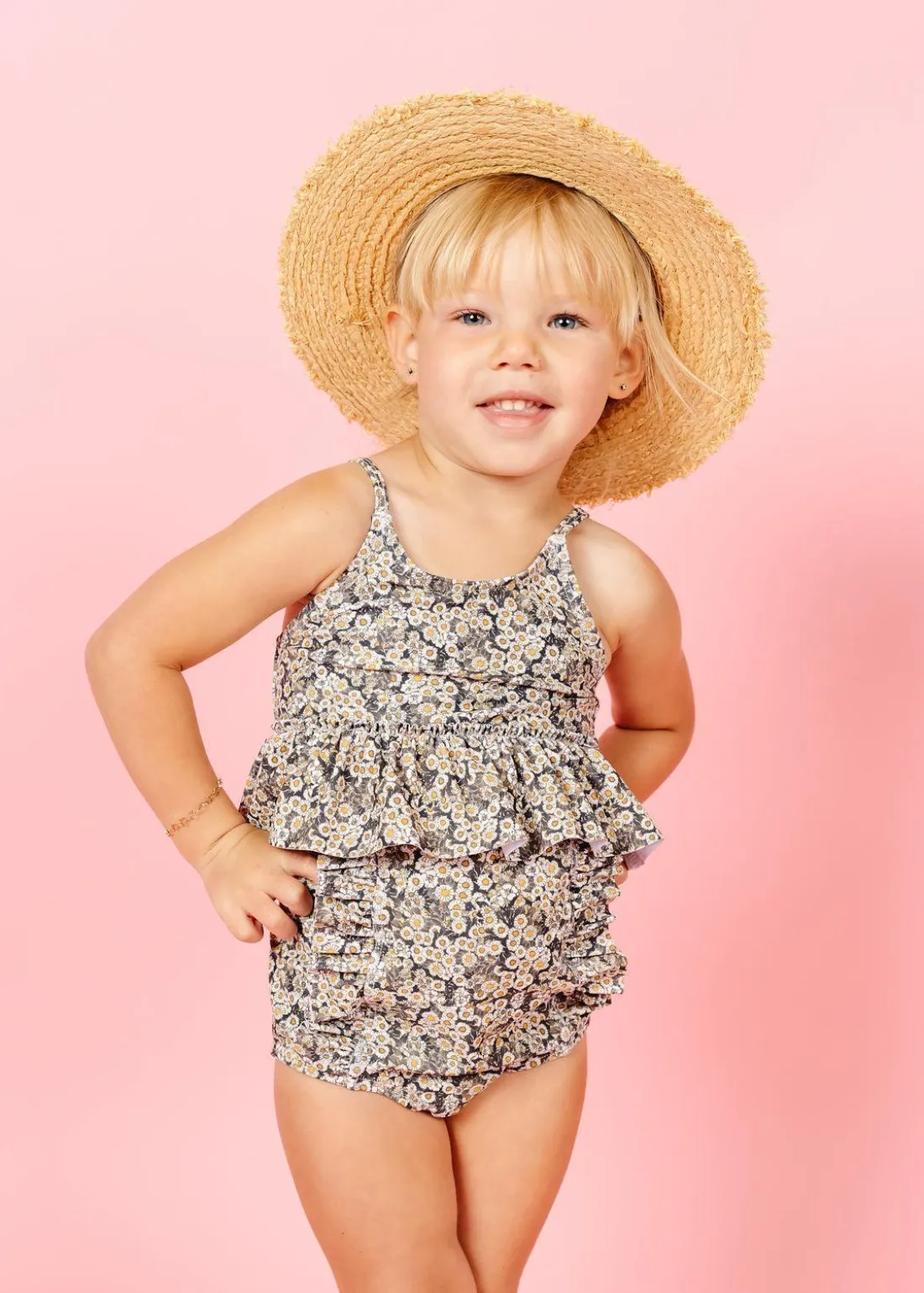 Kortni Jeane Antique Daisy | Mini Down in Front Ruffle Bottoms AntiqueDaisy Discount