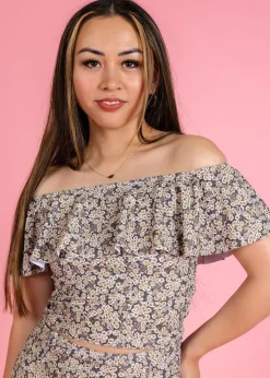 Kortni Jeane Antique Daisy | Ruffled Around Top AntiqueDaisy Hot