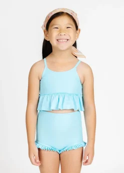 Kortni Jeane Arctic Blue | Mini Peplum Top ArcticBlue Hot
