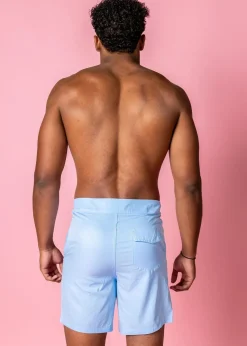Kortni Jeane Barely Blue | Mens Swim Trunks BarelyBlue Discount