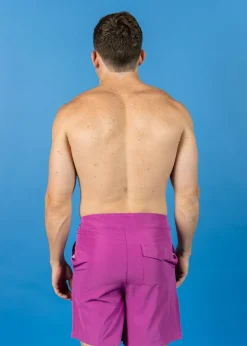 Kortni Jeane | Mens Swim Trunks Berry Hot