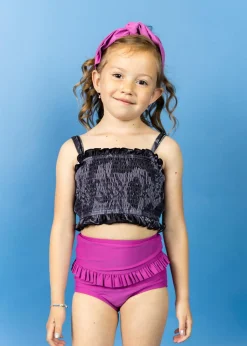 Kortni Jeane | Mini Mid-Ruffle Bottoms Berry New