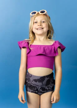 Kortni Jeane | Mini Ruffled Around Top Berry New