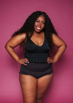 Kortni Jeane | All Ruffled Up Bottoms Black Outlet