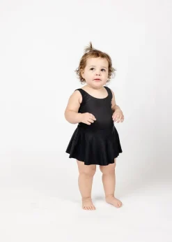 Kortni Jeane | Baby Skirted One-Piece Black Clearance