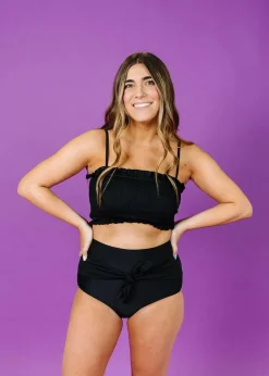 Kortni Jeane | Bandeau Top Black Online