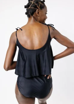 Kortni Jeane | Extended High-Waisted Bottoms Black Clearance