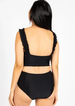 Kortni Jeane | Mid-Rise Bottoms Black Clearance