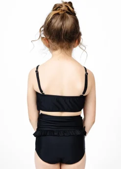 Kortni Jeane | Mini Oversized Ruffle Top Black Online