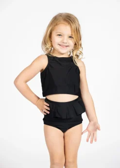Kortni Jeane | Mini Peplum Bottoms Black Clearance