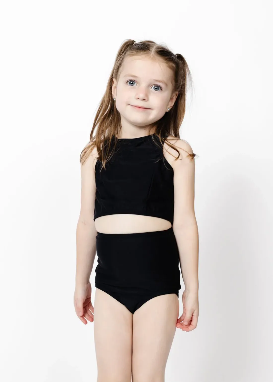 Kortni Jeane | Mini Racer Back Top Black Hot