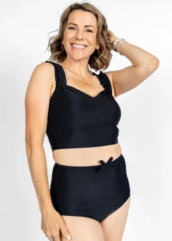 Kortni Jeane | Ripple Top Black New