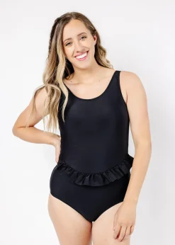 Kortni Jeane | Skirted One-Piece Black Discount
