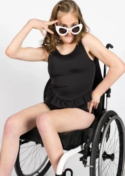 Kortni Jeane | Skirted One-Piece Black Discount