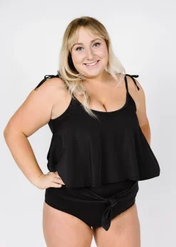 Kortni Jeane | Swing Top Black Fashion
