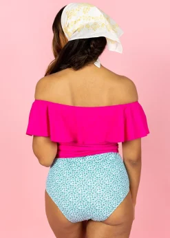 Kortni Jeane Blue Ditsy Floral | Cut High Bottoms BlueDitsyFloral Fashion