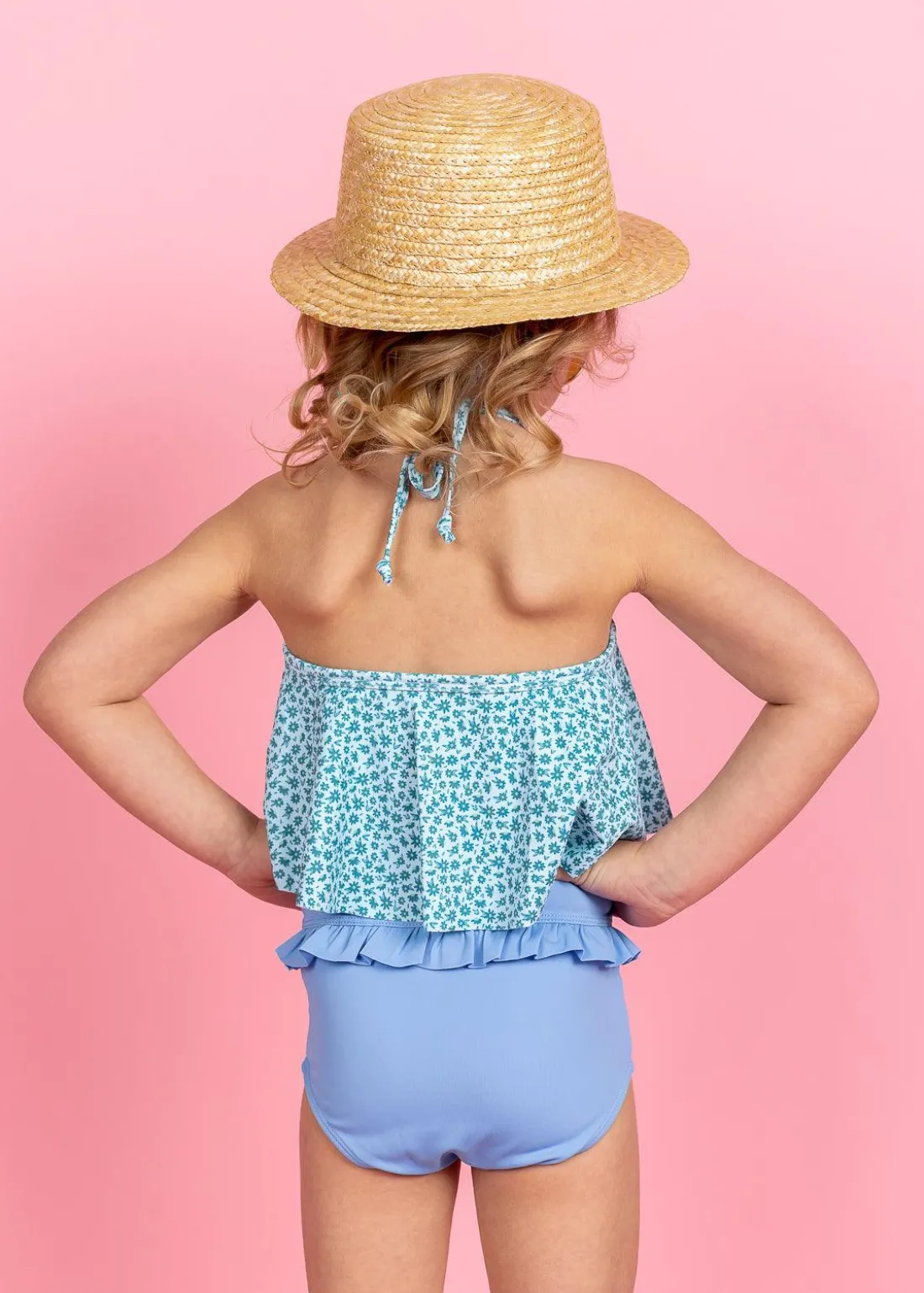 Kortni Jeane Blue Ditsy Floral | Mini Swing Top BlueDitsyFloral Best