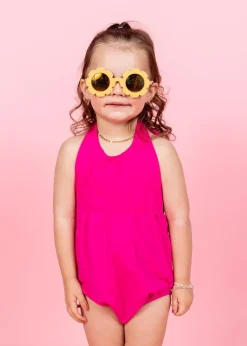 Kortni Jeane Bold Fuchsia | Mini Romper One-Piece BoldFuchsia Discount