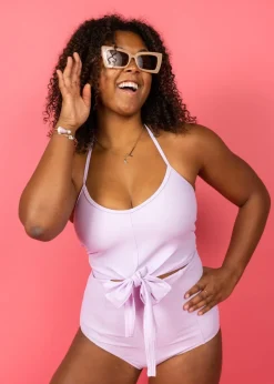 Kortni Jeane Bright Lilac | Extended High-Waisted Bottoms BrightLilac Hot