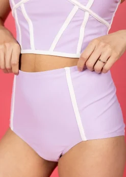 Kortni Jeane Bright Lilac | Lined Up Bottoms BrightLilac Sale
