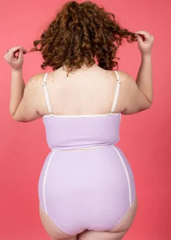 Kortni Jeane Bright Lilac | Lined Up Top BrightLilac Hot
