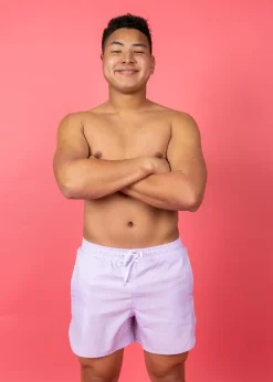 Kortni Jeane Bright Lilac | Mens Retro Shorties BrightLilac Outlet