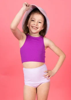 Kortni Jeane Bright Lilac | Mini High-Waisted Bottoms BrightLilac Discount