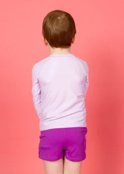 Kortni Jeane Bright Lilac | Mini Rashguard Top (Unisex) BrightLilac Fashion