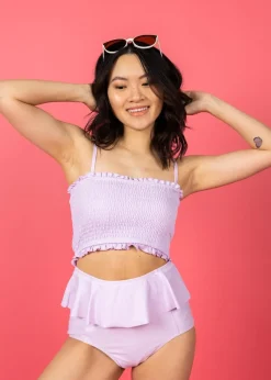 Kortni Jeane Bright Lilac | Peplum Bottoms BrightLilac Outlet