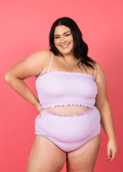 Kortni Jeane Bright Lilac | Smocked Bottoms BrightLilac Outlet
