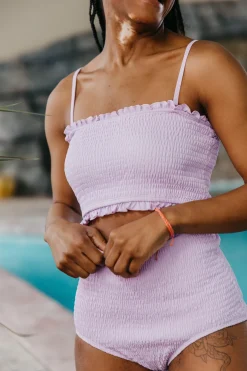 Kortni Jeane Bright Lilac | Smocked Bottoms BrightLilac Outlet