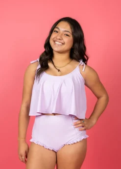 Kortni Jeane Bright Lilac | Swing Top BrightLilac Fashion