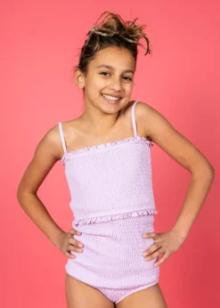 Kortni Jeane Bright Lilac | Youth Bandeau Top BrightLilac Best