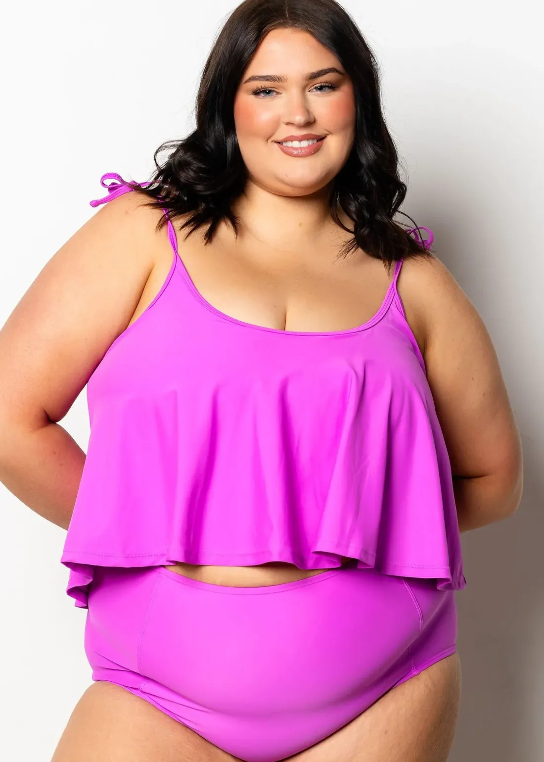 Kortni Jeane Brilliant Violet | High-Waisted Bottoms Brilliant_Violet Online