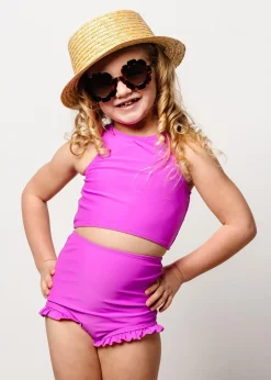 Kortni Jeane Brilliant Violet | Mini All Ruffled Up Bottoms Brilliant_Violet Outlet