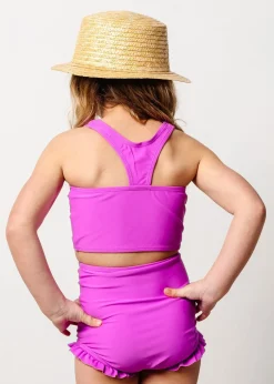 Kortni Jeane Brilliant Violet | Mini All Ruffled Up Bottoms Brilliant_Violet Outlet