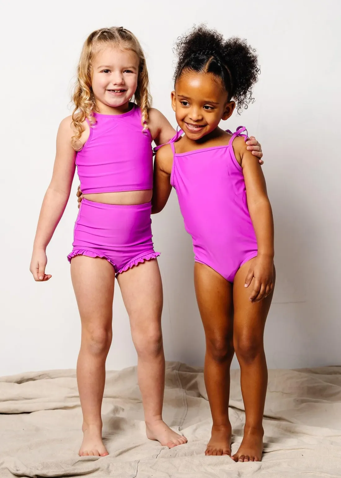 Kortni Jeane Brilliant Violet | Mini All Ruffled Up Bottoms Brilliant_Violet Outlet