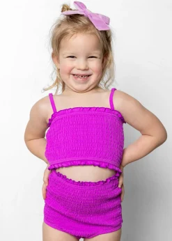 Kortni Jeane Brilliant Violet | Mini Bandeau Top Brilliant_Violet Outlet