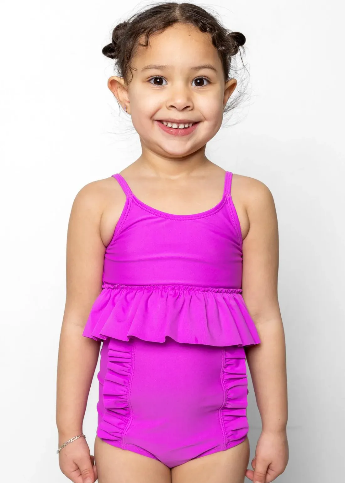 Kortni Jeane Brilliant Violet | Mini Peplum Top Brilliant_Violet Discount