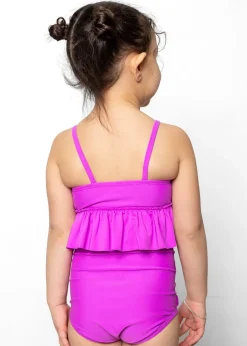 Kortni Jeane Brilliant Violet | Mini Peplum Top Brilliant_Violet Discount
