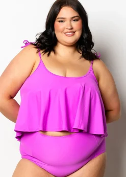 Kortni Jeane Brilliant Violet | Swing Top Brilliant_Violet Fashion