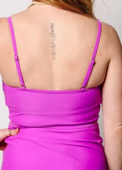 Kortni Jeane Brilliant Violet | VD Crop Top Brilliant_Violet Sale